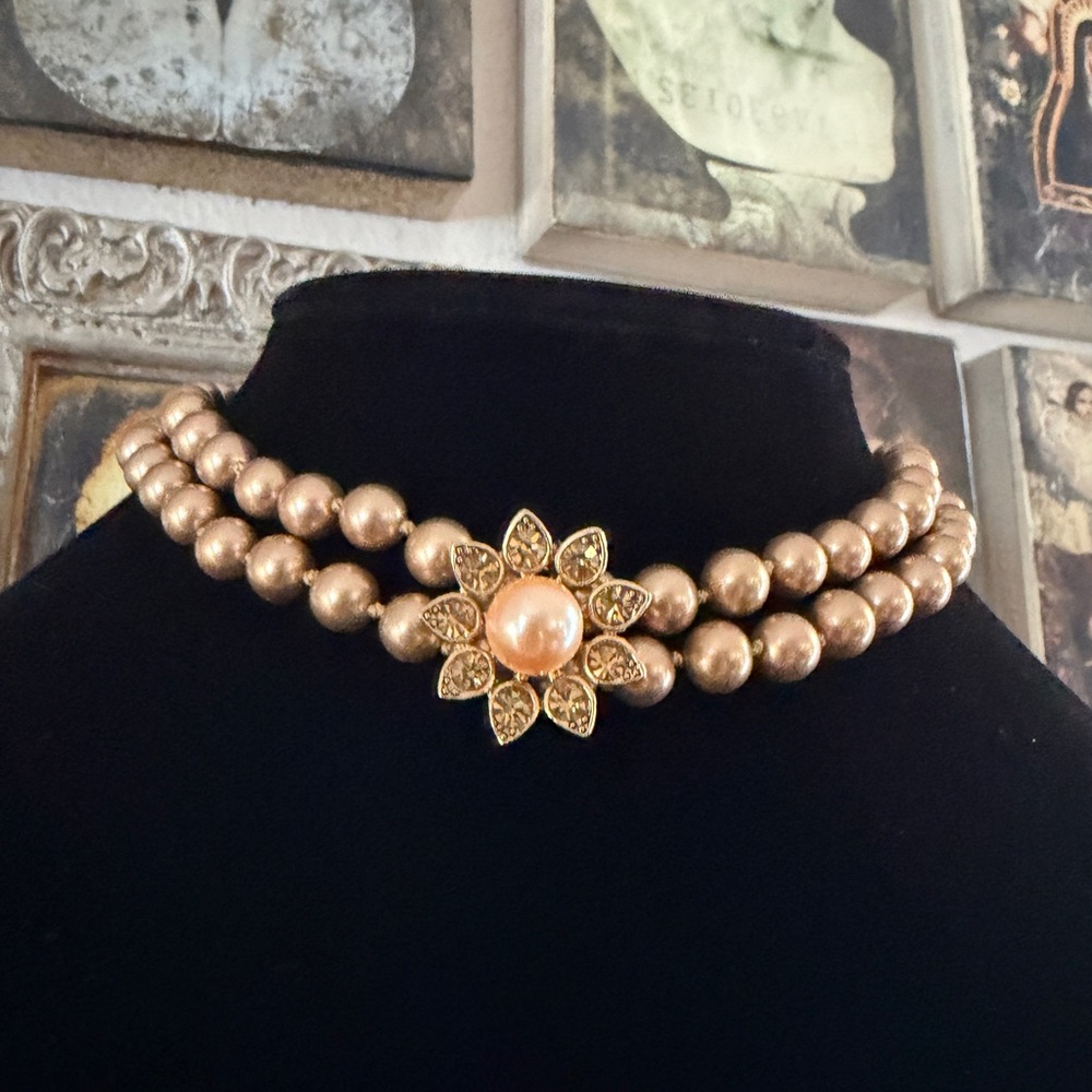 Carolee Double-Strand Faux‎ Pearl Choker Necklace